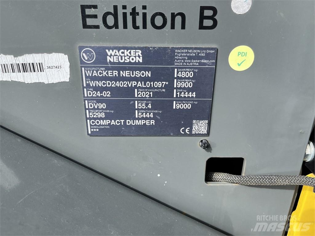 Wacker Neuson DV 90 Atliekų išvežimo technika