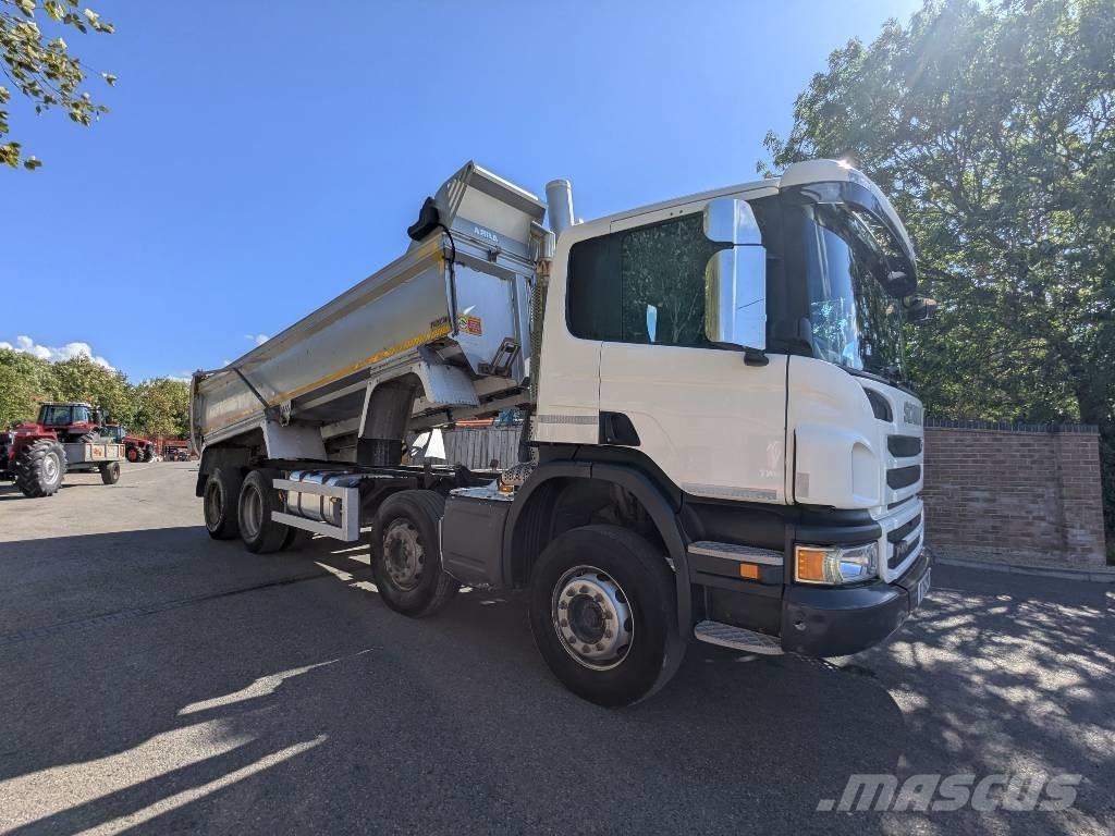Scania P 410 Savivarčių priekabų vilkikai