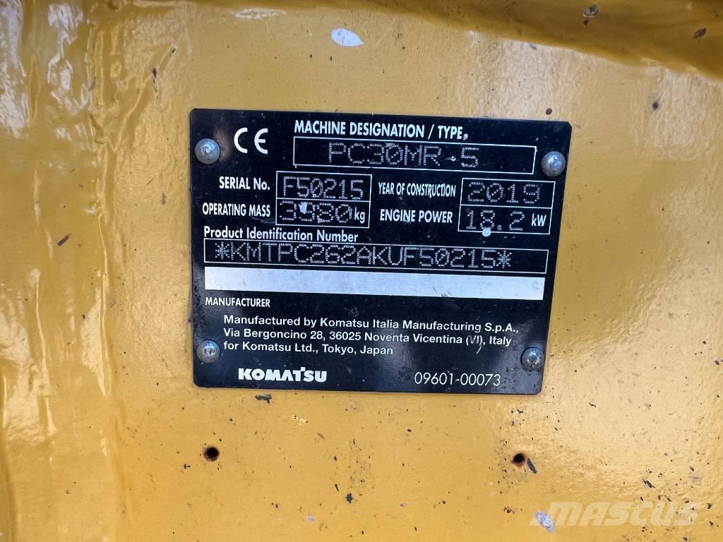 Komatsu PC 30 MR-5 Mini ekskavatoriai < 7 t