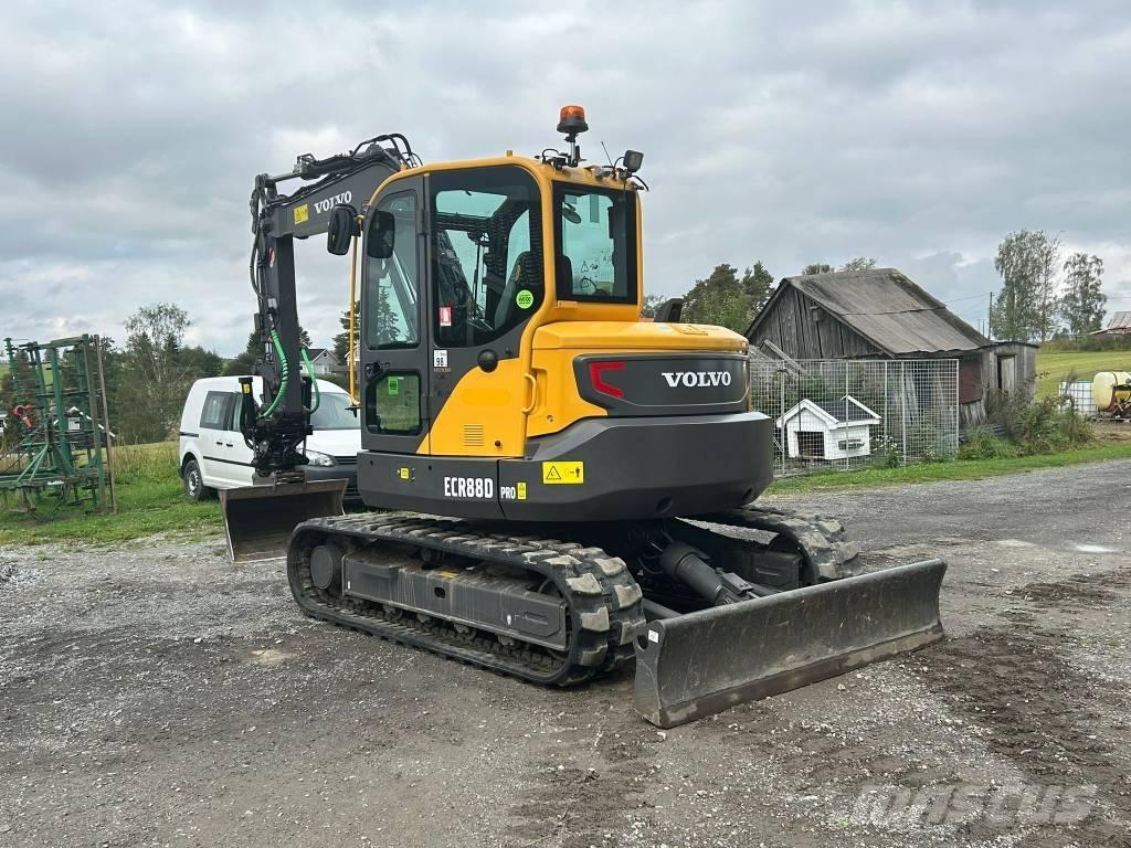Volvo ECR 88 D PRO Vidutinės galios ekskavatoriai 7-12 t
