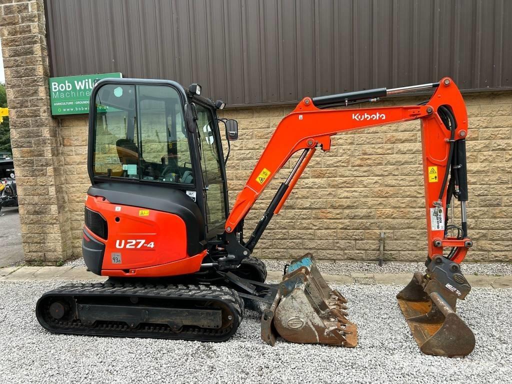 Kubota U27-4 Mini ekskavatoriai < 7 t