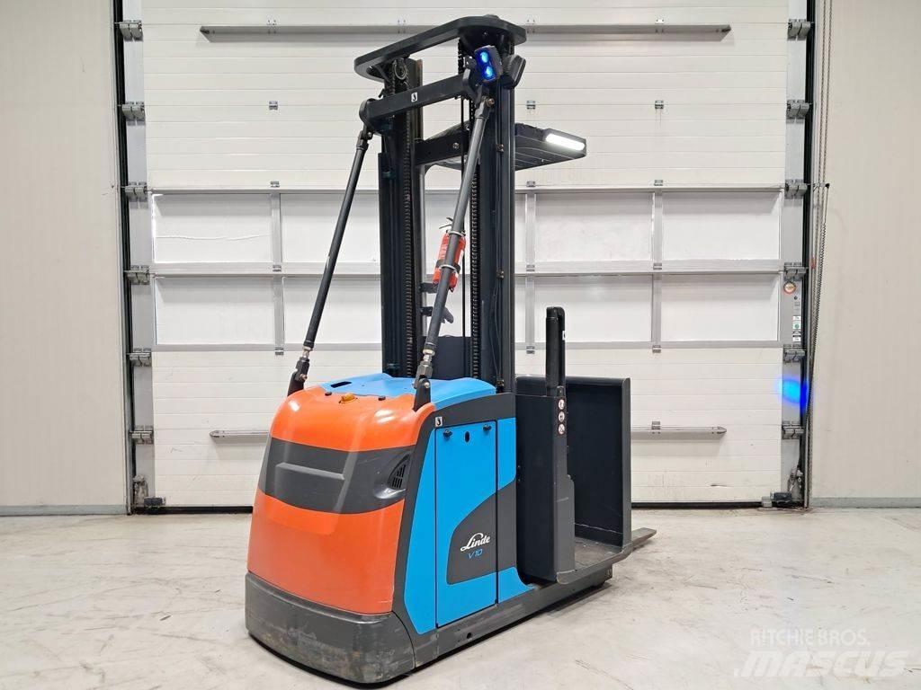 Linde V10-02 Mažų aukščių užsakytų prekių krautuvai