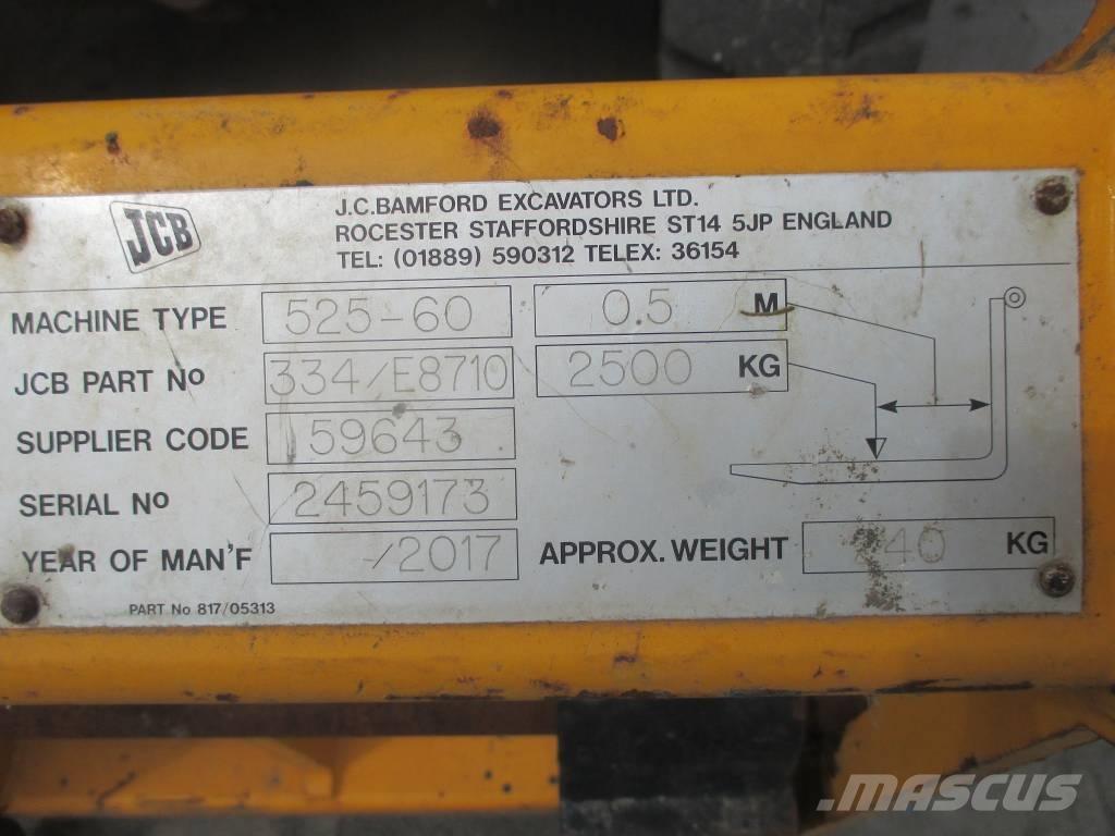 JCB 525-60 Teleskopiniai krautuvai