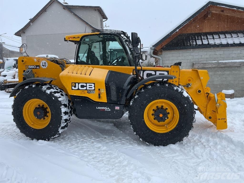 JCB 560-80 AGRI PLUS Teleskopiniai krautuvai žemės ūkiui