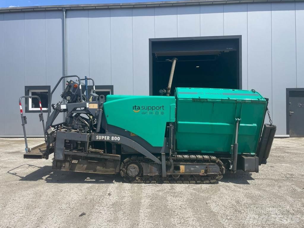 Vögele Super 800 Asfalto klotuvai