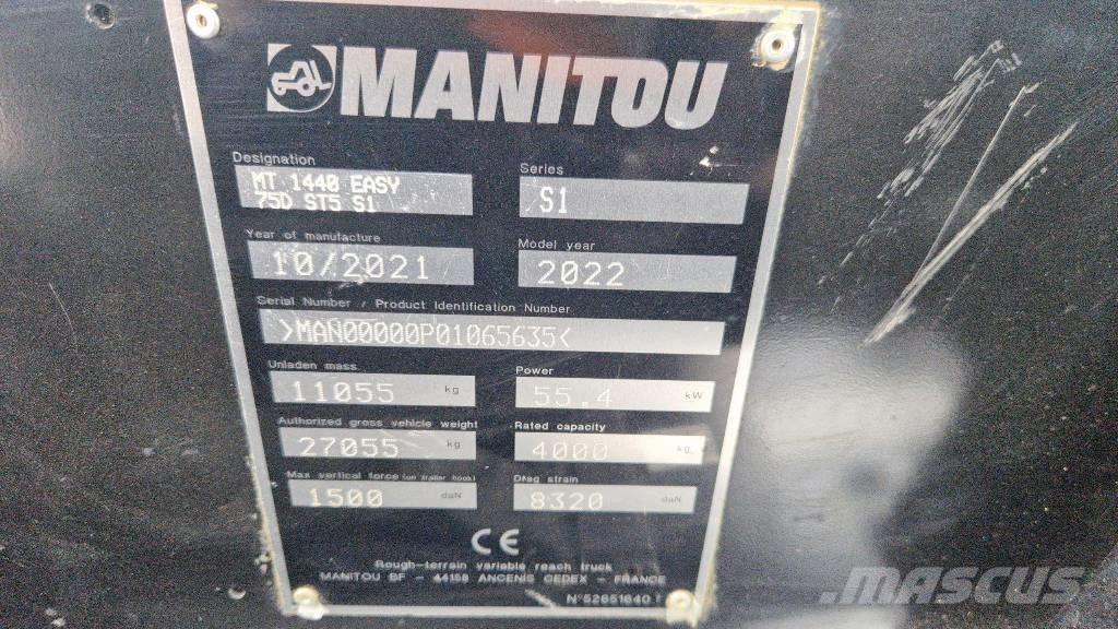 Manitou MT 1440 Teleskopiniai krautuvai