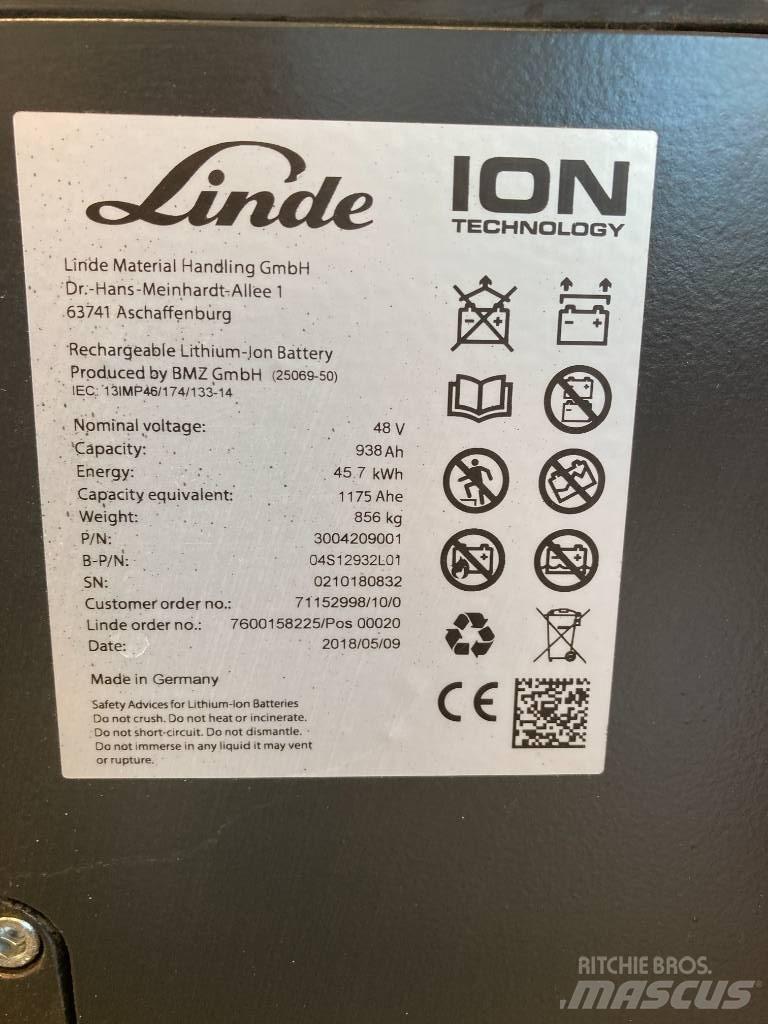 Linde E16/386 Li-ION Elektriniai šakiniai krautuvai