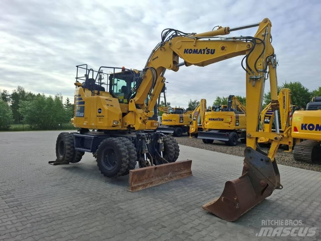 Komatsu PW 118MR-11 Ratiniai ekskavatoriai