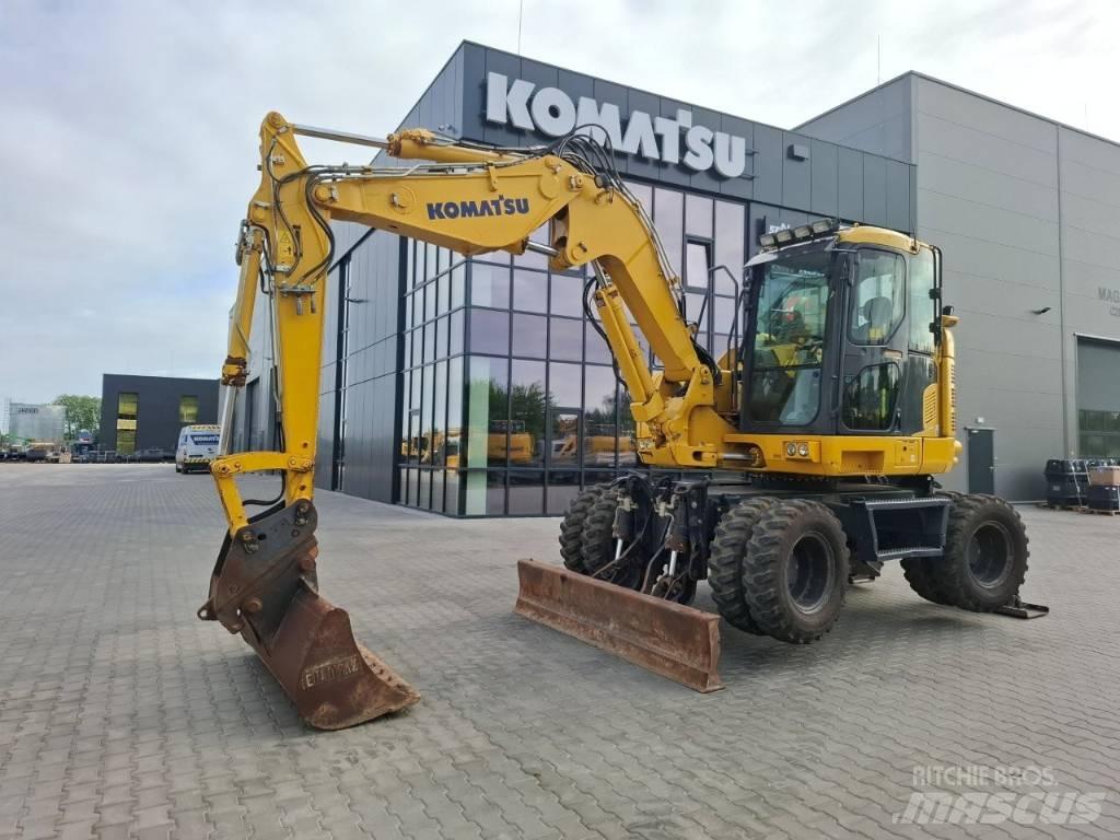 Komatsu PW 118MR-11 Ratiniai ekskavatoriai