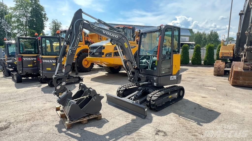 Volvo EC 27 D Mini ekskavatoriai < 7 t