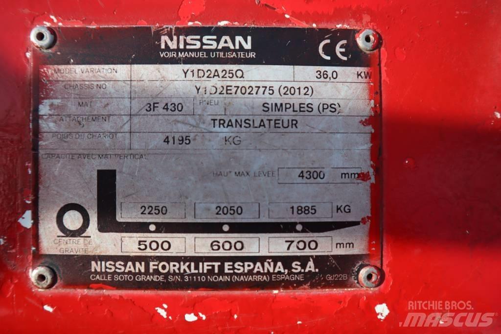 Nissan Y1D2A25Q Dyzeliniai krautuvai