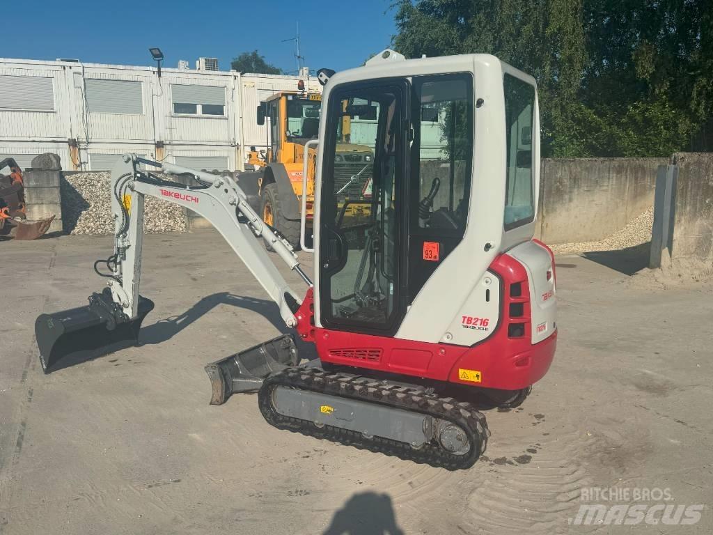 Takeuchi TB 216 Mini ekskavatoriai < 7 t