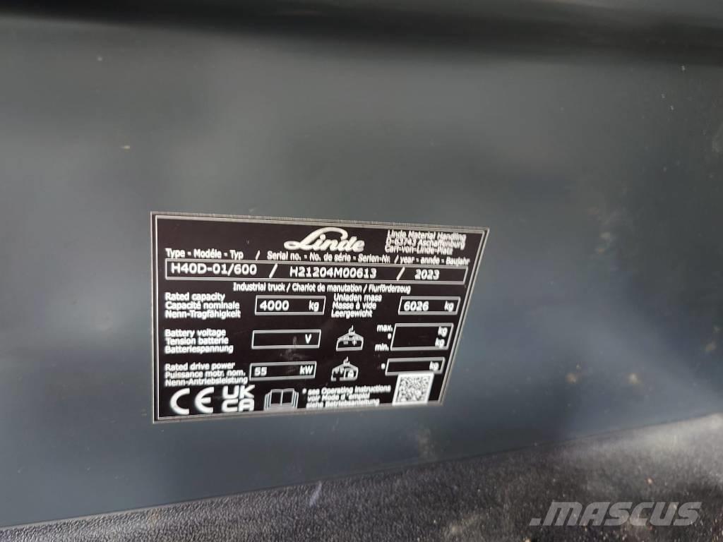 Linde H 40 D Dyzeliniai krautuvai