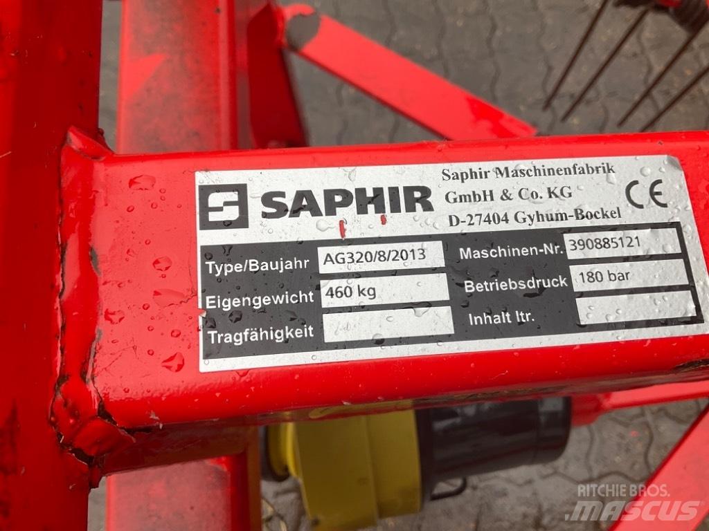 Saphir Ag 320 Šieno grėbliai ir vartytuvai