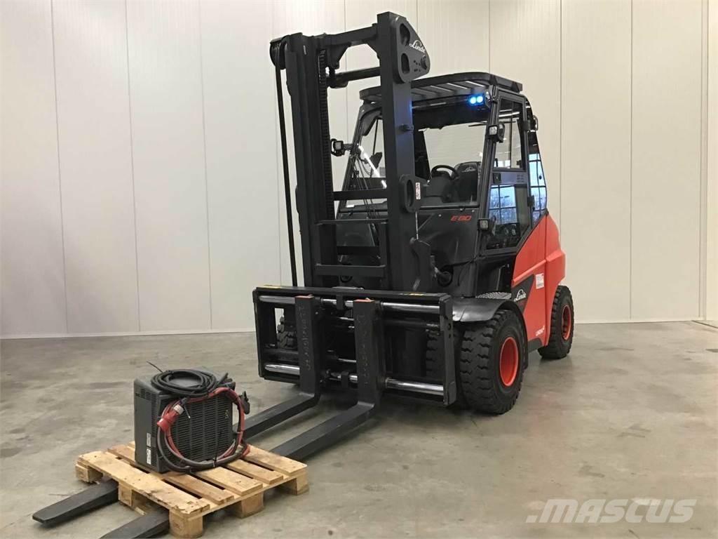 Linde E80 Elektriniai šakiniai krautuvai