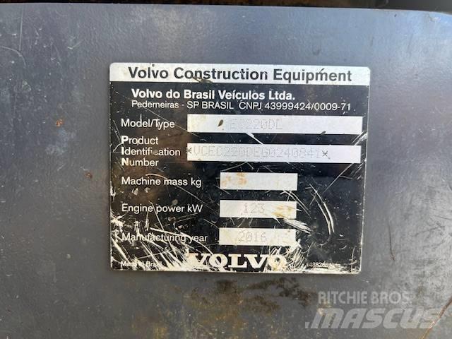 Volvo EC 220 DL Vikšriniai ekskavatoriai