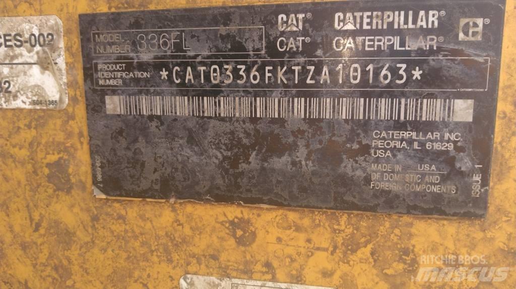 CAT 336 F L Vikšriniai ekskavatoriai