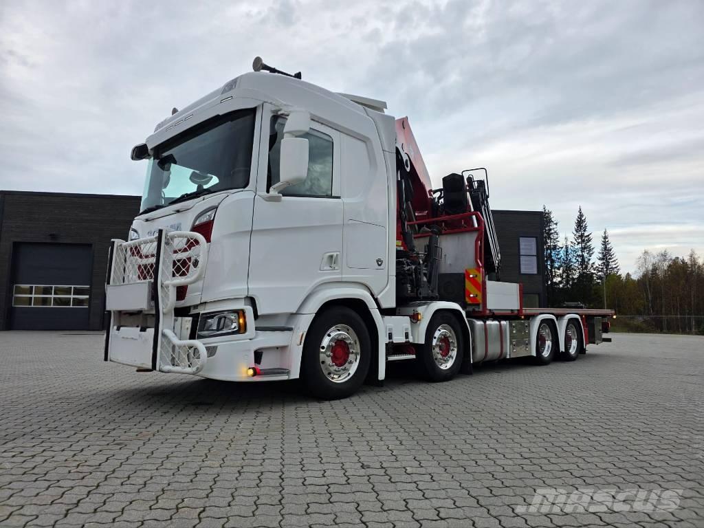 Scania R 650 Automobiliniai kranai