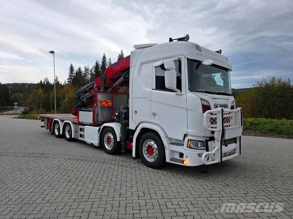 Scania R 650 Automobiliniai kranai