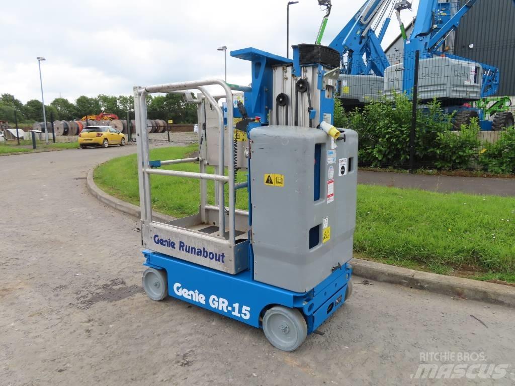 Genie GR 15 Vertikalūs stiebiniai keltuvai