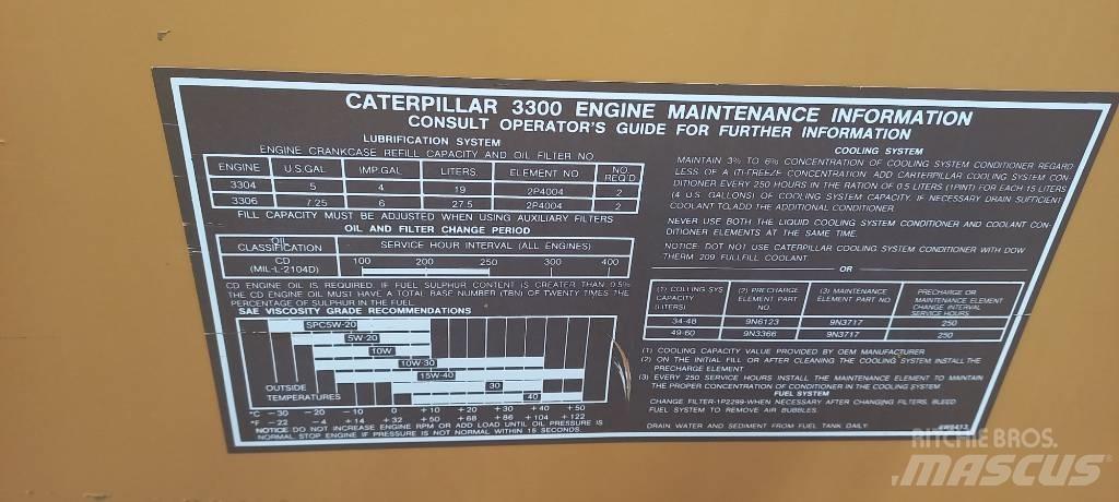 CAT 3306 Dyzeliniai generatoriai