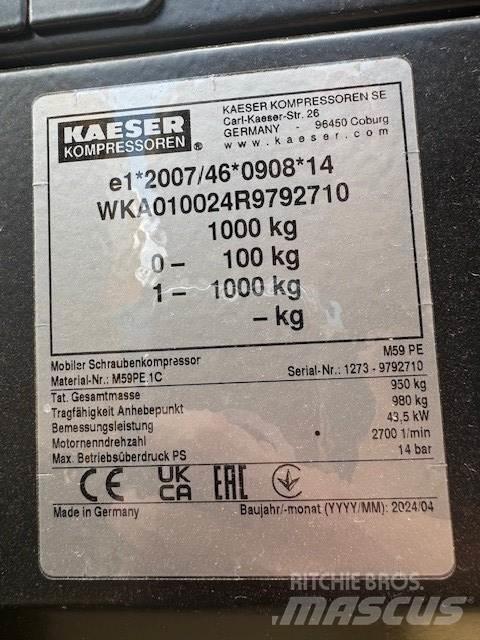 Kaeser M59PE Kompresoriai