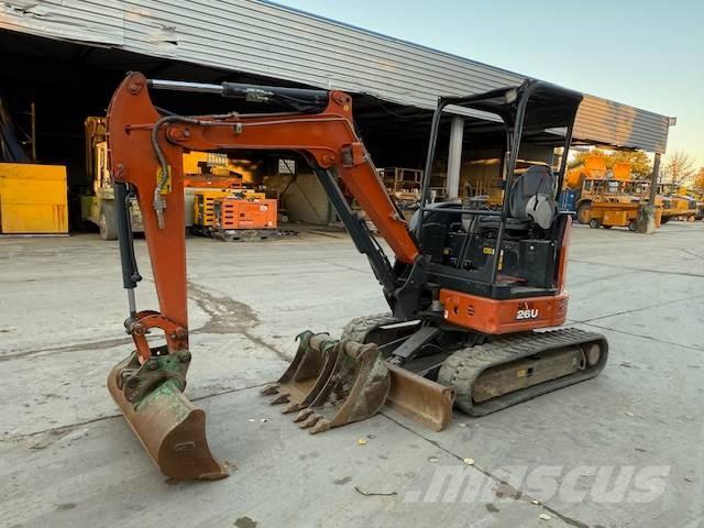 Hitachi ZX 26 Mini ekskavatoriai < 7 t