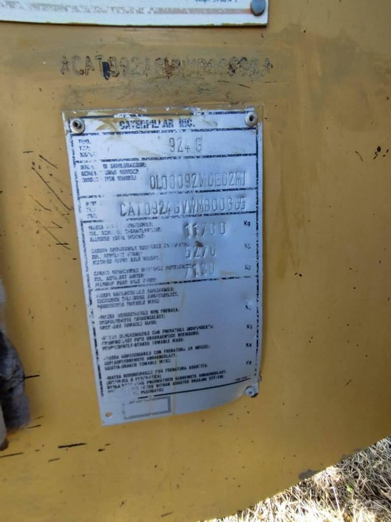 CAT 924 G Naudoti ratiniai krautuvai