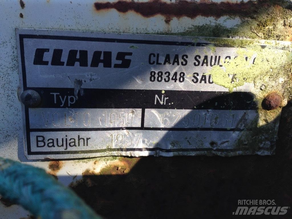 CLAAS Volto 1050 Šieno grėbliai ir vartytuvai
