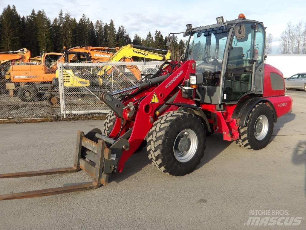 Weidemann 4080 Naudoti ratiniai krautuvai