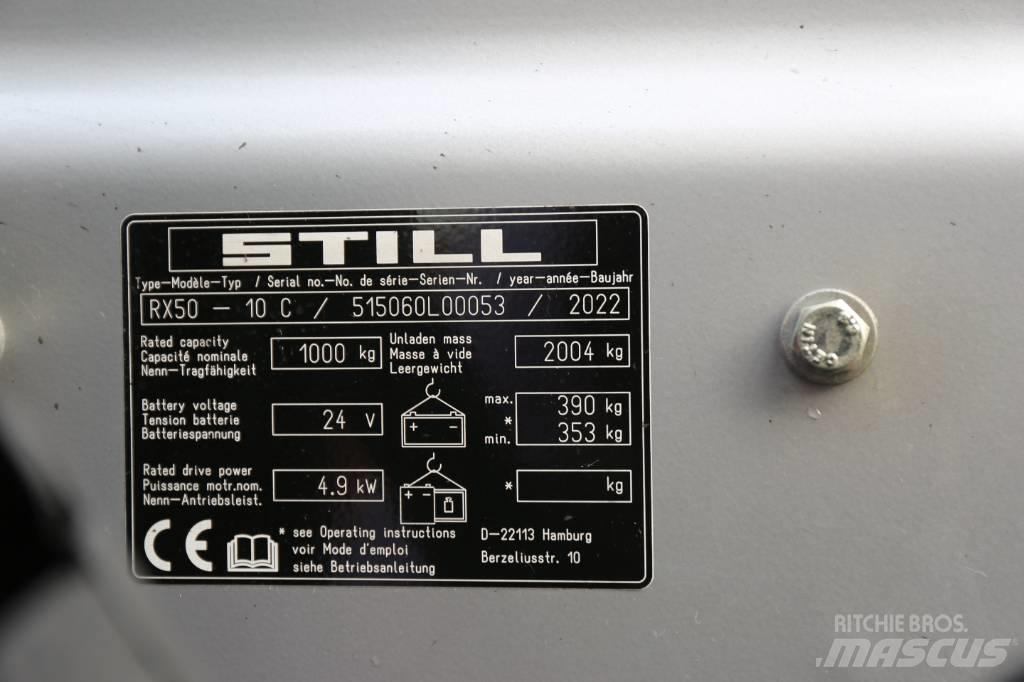 Still RX50-10 Elektriniai šakiniai krautuvai