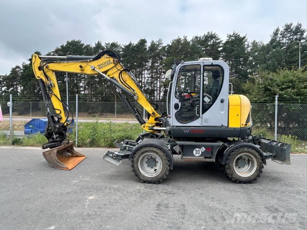 Wacker Neuson EW100 Ratiniai ekskavatoriai