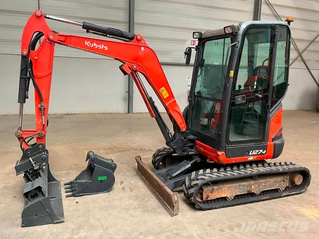 Kubota U 27-4 Mini ekskavatoriai < 7 t