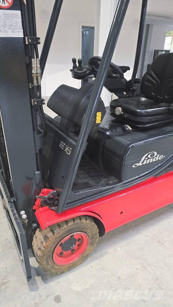 Linde E 16 C-02 Elektriniai šakiniai krautuvai