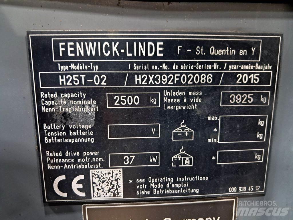 Linde H25T-02 LPG (dujiniai) krautuvai