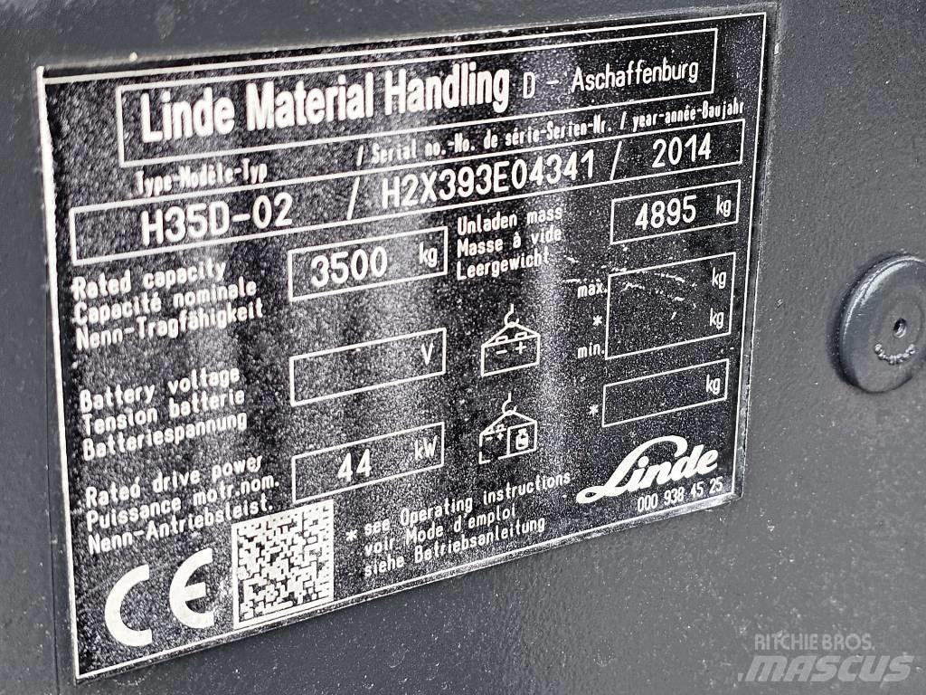 Linde H35D-02 Dyzeliniai krautuvai