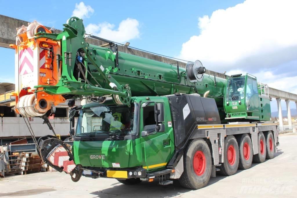 Grove GMK 5150-1 Neapdoroto reljefo kranai