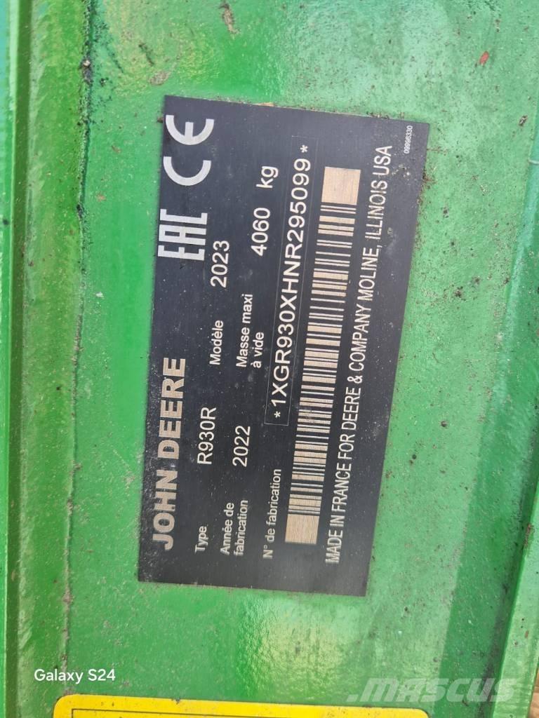 John Deere R930R Šienapjovės