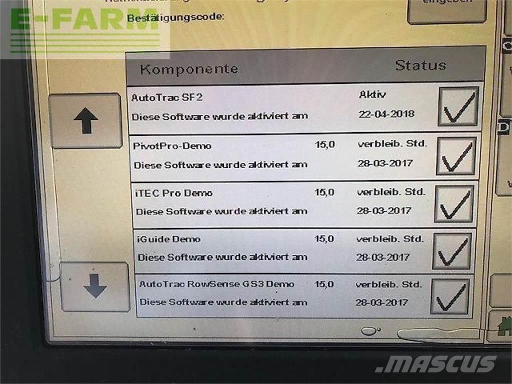 John Deere w660 Derliaus nuėmimo kombainai