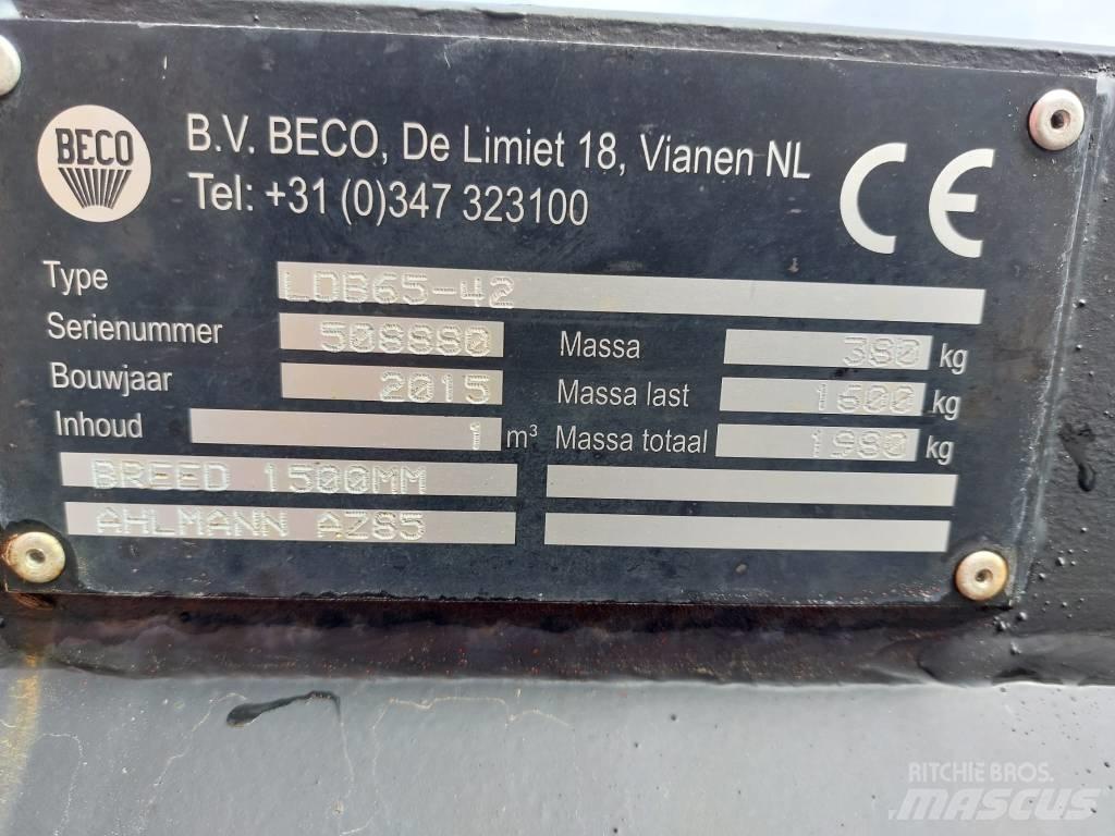 Beco LDB65-42 Kompaktinių traktorių priedai