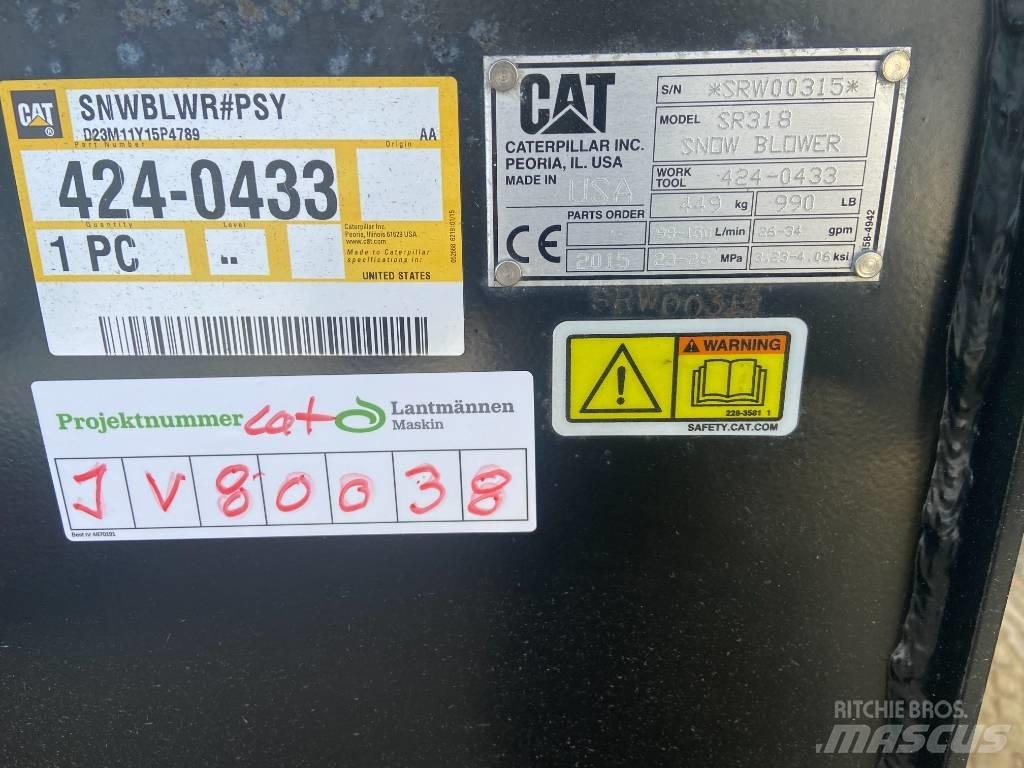 CAT SR318 SNÖ SLUNGA Sniego pūstuvai
