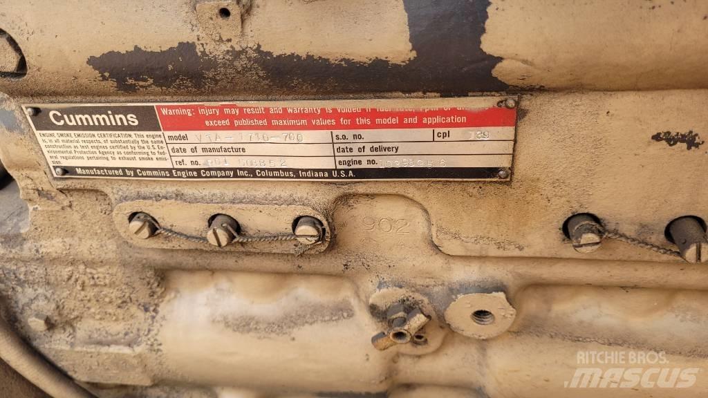 Cummins VTA1710 Statyba - Kita