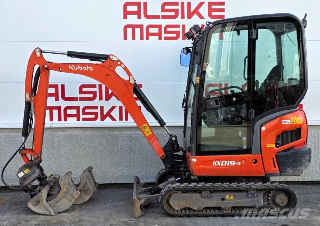 Kubota KX 019-4 Mini ekskavatoriai < 7 t