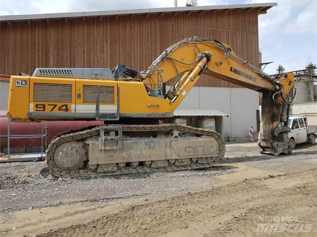 Liebherr R974 Vikšriniai ekskavatoriai