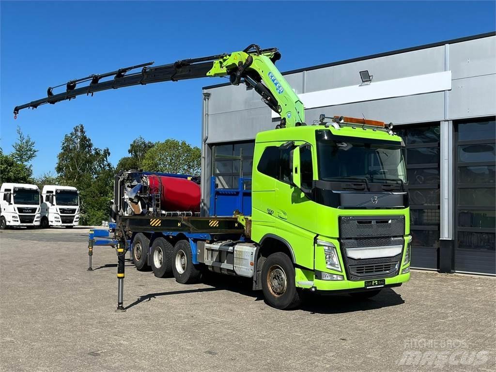 Volvo FH 500 8X4 Automobiliniai kranai