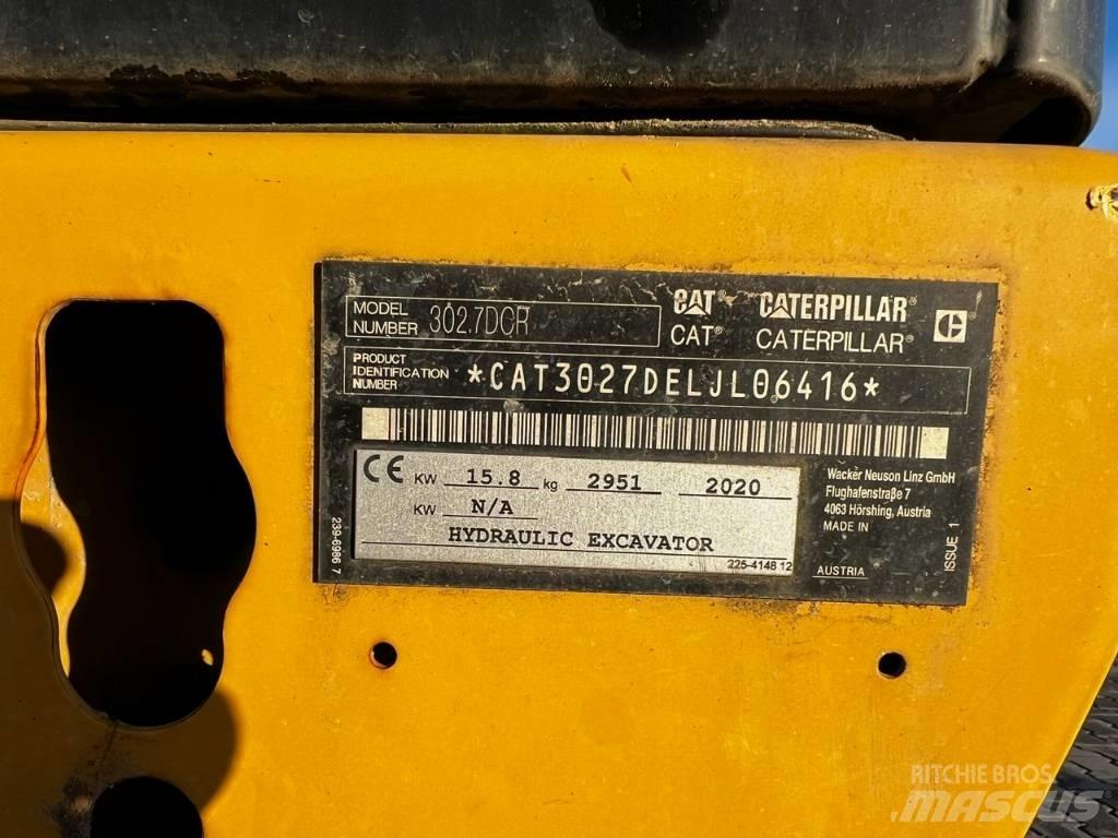 CAT 302.7 DCR Mini ekskavatoriai < 7 t
