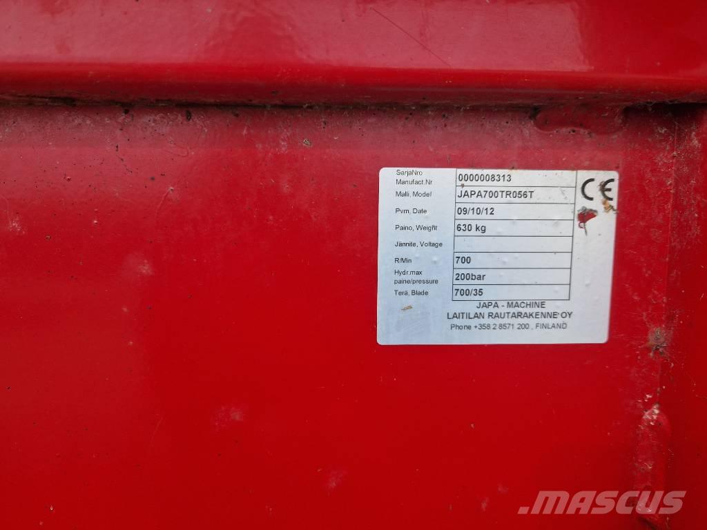 Japa 700 Medžių skaldymo, pjovimo ir lupimo įrengimai