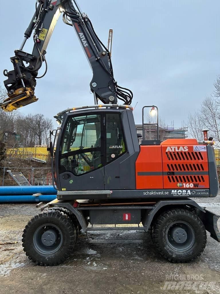 Atlas 160 W Ratiniai ekskavatoriai
