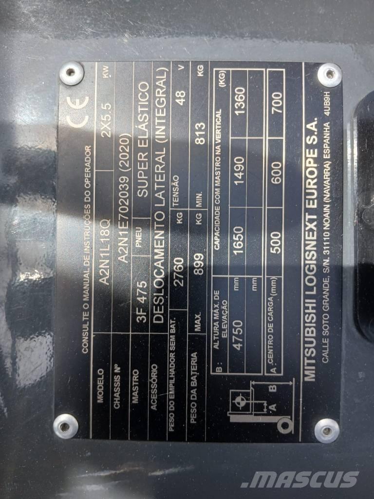 UniCarriers TX 3-18 Elektriniai šakiniai krautuvai