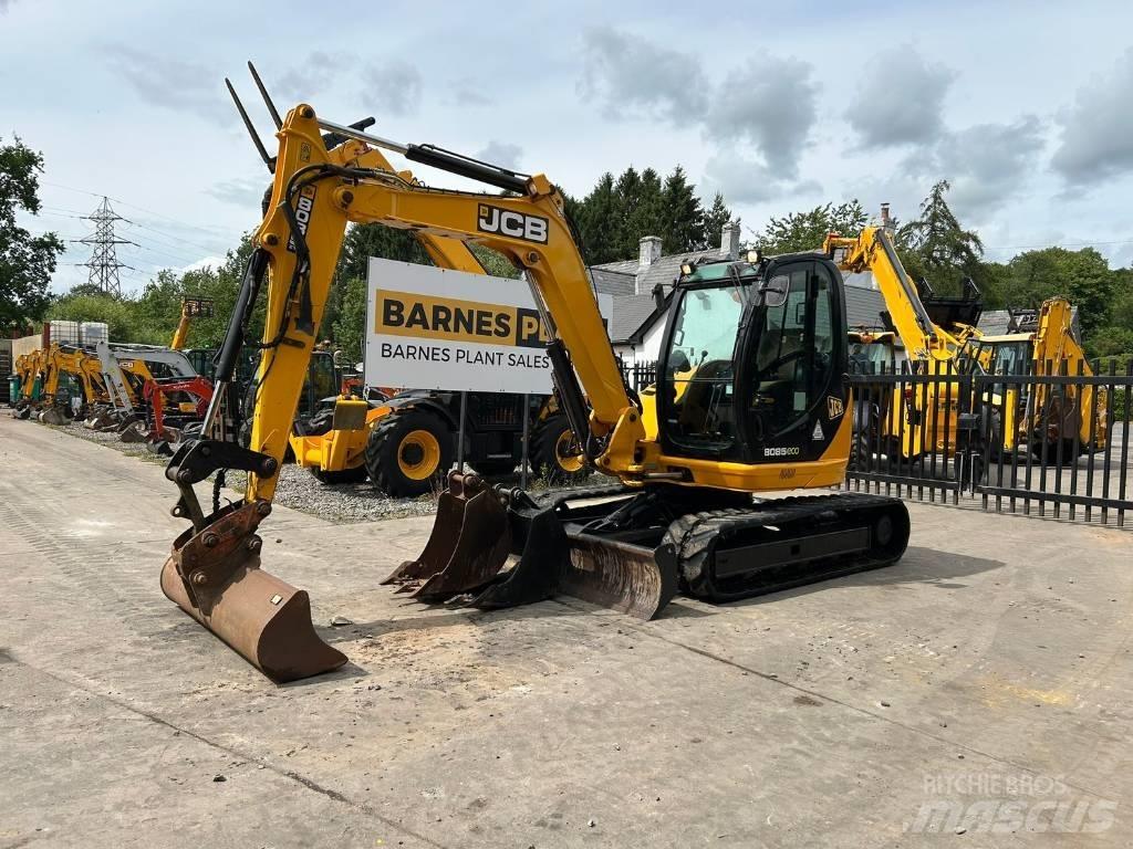 JCB 8085 ZTS Vidutinės galios ekskavatoriai 7-12 t